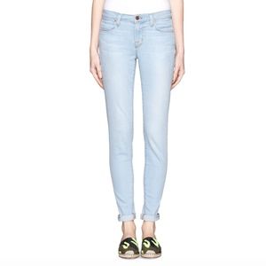Size 25 J Brand Super Skinny Bleach Wash Jeans